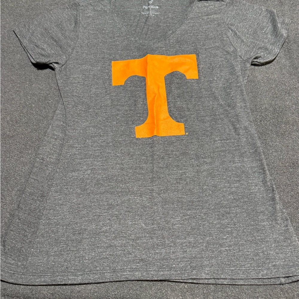 Fanatics Gray T-Shirt with Orange Logo